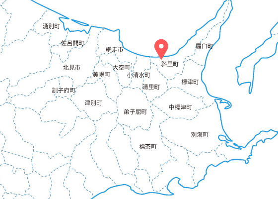 道東エリア対応地域マップ